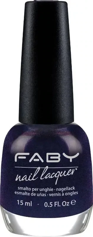 Ocean Boulevard - 15ml Vernis à ongles vegan bleu Faby, vernis à ongles naturel sans substances nocives