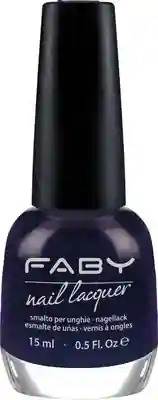Ocean Boulevard - 15ml Vernis à ongles vegan bleu Faby, vernis à ongles naturel sans substances nocives