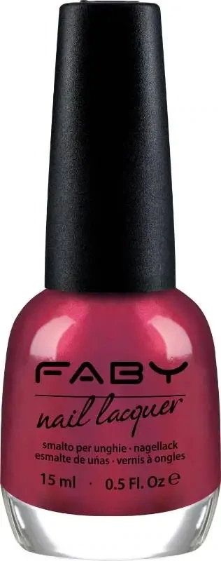 Hibiscus Bloom - 15ml Vernis à ongles vegan rose Faby, vernis à ongles naturel sans substances nocives