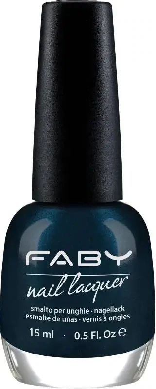 Blauer veganer Nagellack Faby, natürlicher Nagellack ohne Schadstoffe