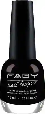 Black is Black! - 15ml Black vegan Nail Polish Faby, natural nail polish without harmful substances