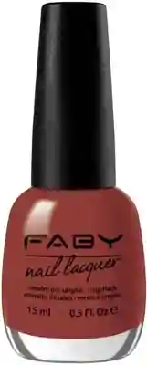 May The 14th - 15ml Brown vegan Nail Polish Faby, natural nail polish without harmful substances