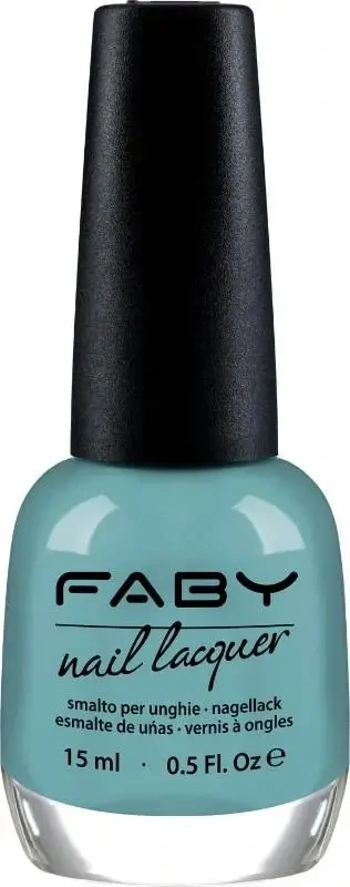 Cruise on the Fantasy Sea - 15ml Blauer veganer Nagellack Faby, natürlicher Nagellack ohne Schadstoffe