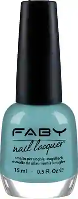 Cruise on the Fantasy Sea - 15ml Blauer veganer Nagellack Faby, natürlicher Nagellack ohne Schadstoffe
