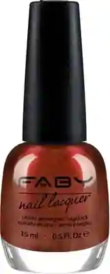 Life on Mars - 15ml Vernis à ongles vegan rouge Faby, vernis à ongles naturel sans substances nocives