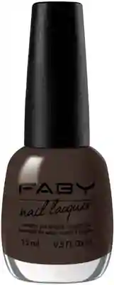 1st Class Ticket - 15ml Brauner veganer Nagellack Faby, natürlicher Nagellack ohne Schadstoffe
