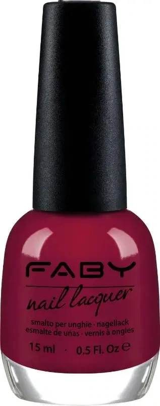 Purple Vegan Nail Polish Faby, natural nail polish without harmful substances