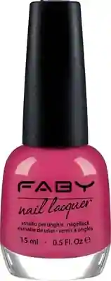 Orchids Collection - 15ml Vernis à ongles Vegan rose Faby, vernis à ongles naturel sans substances nocives