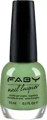 Cartoons Picnic - 15ml Vernis à ongles vegan vert Faby, vernis à ongles naturel sans substances nocives