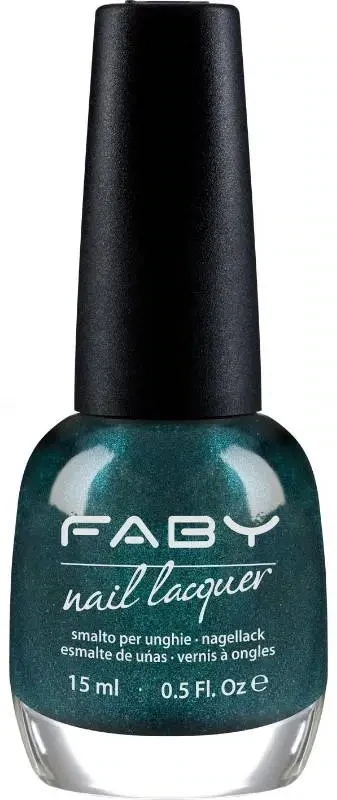 Winter Garden - 15ml Green vegan Nail Polish Faby, natural nail polish without harmful substances