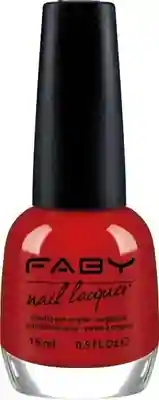 Do You Think I'm Sexy? - 15ml Vernis à ongles vegan rouge Faby, vernis à ongles naturel sans substances nocives