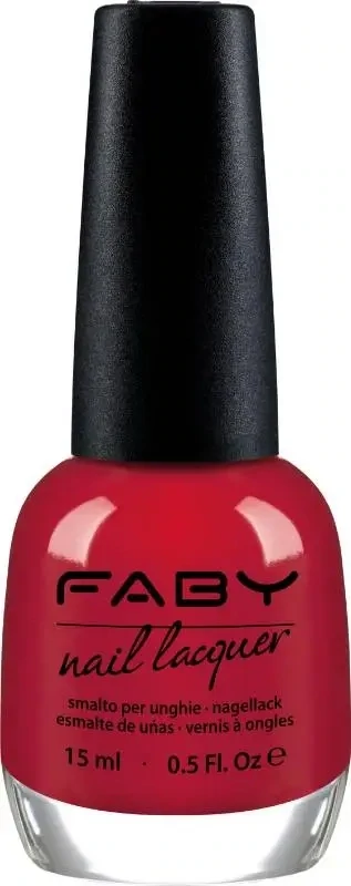 Chili Potion - 15ml Roter veganer Nagellack Faby, natürlicher Nagellack ohne Schadstoffe