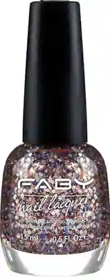 Rio Carnival - 15ml Vernis à ongles vegan avec paillettes argentées Faby, vernis à ongles naturel sans substances nocives