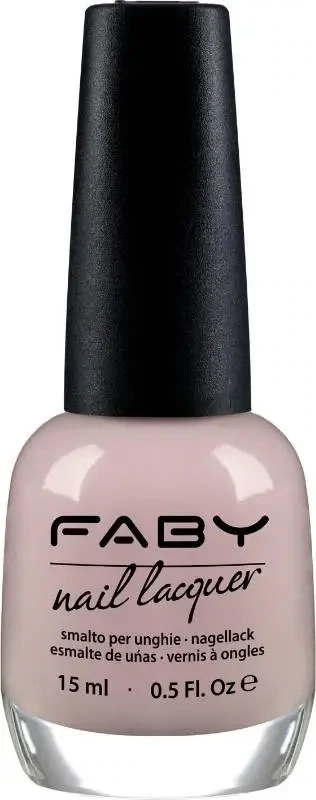 Naturally - 15ml Nude veganer Nagellack Faby, natürlicher Nagellack ohne Schadstoffe