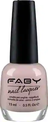 Naturally - 15ml Nude veganer Nagellack Faby, natürlicher Nagellack ohne Schadstoffe