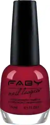 Bordeaux veganer Nagellack Faby, natürlicher Nagellack ohne Schadstoffe