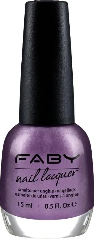 Paarse Vegan Nagellak Faby, natuurlijke nagellak zonder schadelijke stoffen