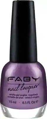 Paarse Vegan Nagellak Faby, natuurlijke nagellak zonder schadelijke stoffen