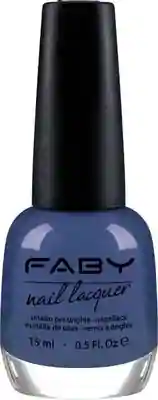 Blauwe vegan Nagellak Faby, natuurlijke nagellak zonder schadelijke stoffen