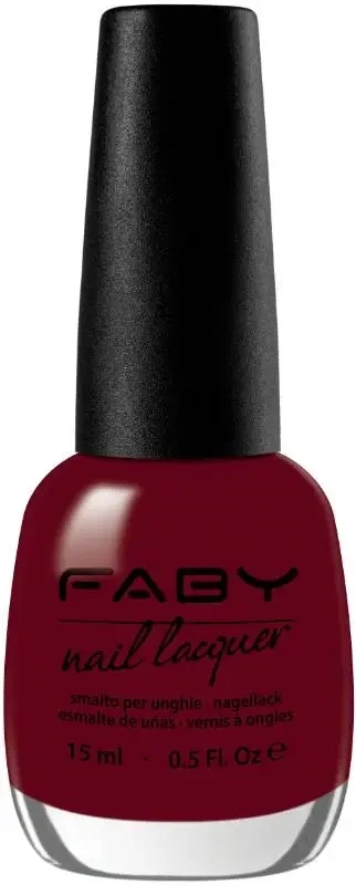 Parole, parole,... - 15ml Red vegan Nail Polish Faby, natural nail polish without harmful substances