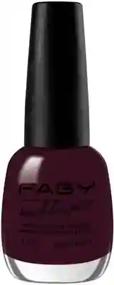 Eternity - 15ml Bordeaux vegan nagellak Faby, natuurlijke nagellak zonder schadelijke stoffen