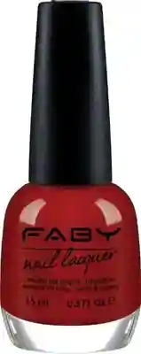 Abracadabra - 15ml Red vegan Nail Polish Faby, natural nail polish without harmful substances
