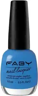 Let's Dance - 15ml Blauwe vegan Nagellak Faby, natuurlijke nagellak zonder schadelijke stoffen