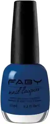 A Night on 101 - 15ml Blauwe vegan Nagellak Faby, natuurlijke nagellak zonder schadelijke stoffen