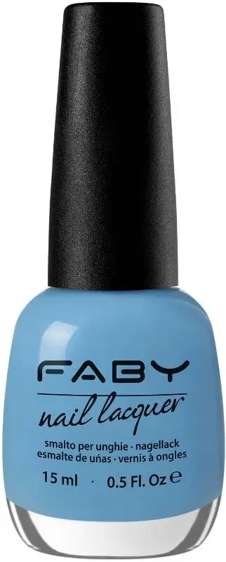 Joy City - 15ml Vernis à ongles vegan bleu Faby, vernis à ongles naturel sans substances nocives