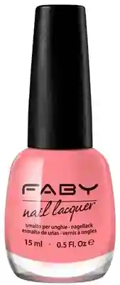 Roze vegan nagellak Faby, natuurlijke nagellak zonder schadelijke stoffen
