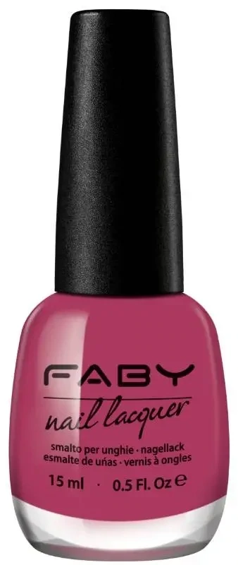 Felicità - 15ml Rosa veganer Nagellack Faby, natürlicher Nagellack ohne Schadstoffe