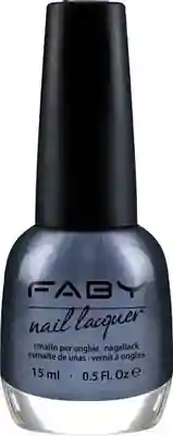Look through the Louvre pyramid - 15ml Blauwe vegan Nagellak Faby, natuurlijke nagellak zonder schadelijke stoffen
