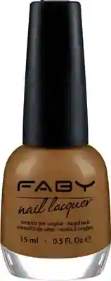 Pick a card, any card - 15ml Brauner veganer Nagellack Faby, natürlicher Nagellack ohne Schadstoffe