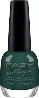 Ginevera's halo - 15ml Vernis à ongles vegan vert Faby, vernis à ongles naturel sans substances nocives