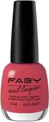 Shopping in Camden Town - 15ml Vernis à ongles vegan rose Faby, vernis à ongles naturel sans substances nocives