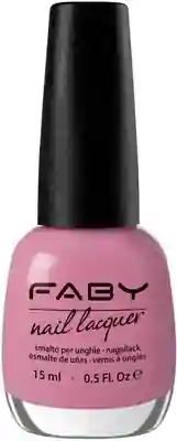 #Irony - 15ml Pink vegan nail polish Faby, natural nail polish without harmful substances