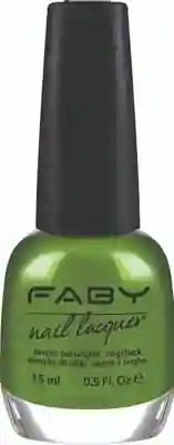 Rockabilly - 15ml Green vegan Nail Polish Faby, natural nail polish without harmful substances