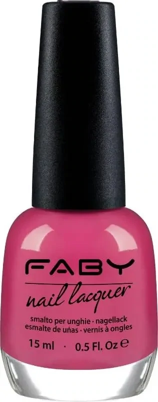 Vernis à ongles vegan rose Faby, vernis à ongles naturel sans substances nocives