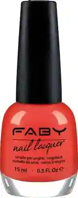 Lucky Coral - 15ml Roze vegan nagellak Faby, natuurlijke nagellak zonder schadelijke stoffen