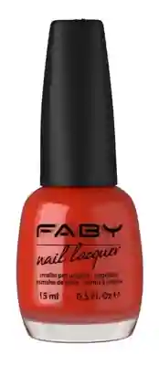 Rode vegan Nagellak Faby, natuurlijke nagellak zonder schadelijke stoffen