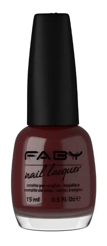 Lucky Star - 15ml Roter veganer Nagellack Faby, natürlicher Nagellack ohne Schadstoffe
