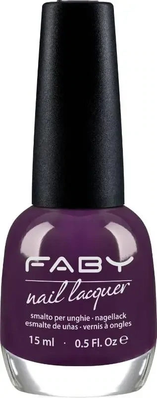 Vernis à ongles vegan violet Faby, vernis à ongles naturel sans substances nocives