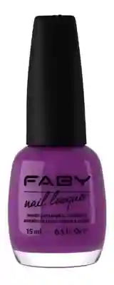 Trip to my Soul - 15ml Vernis à ongles Vegan violet Faby, vernis à ongles naturel sans substances nocives