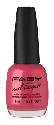 Roze Vegan Nagellak Faby, natuurlijke nagellak zonder schadelijke stoffen