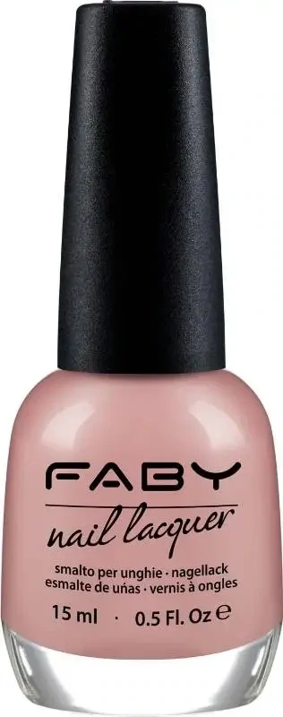 Bon bon... Ton - 15ml Roze vegan nagellak Faby, natuurlijke nagellak zonder schadelijke stoffen