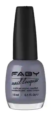 Back To The Moon - 15ml Vernis à ongles vegan gris Faby, vernis à ongles naturel sans substances nocives