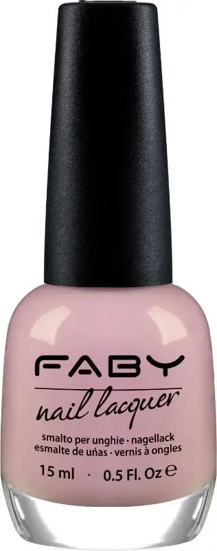 Rosa Veganer Nagellack Faby, natürlicher Nagellack ohne Schadstoffe