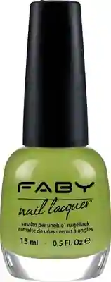 Groene vegan Nagellak Faby, natuurlijke nagellak zonder schadelijke stoffen