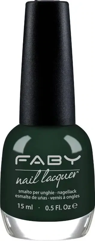 Vernis à ongles vegan vert Faby, vernis à ongles naturel sans substances nocives