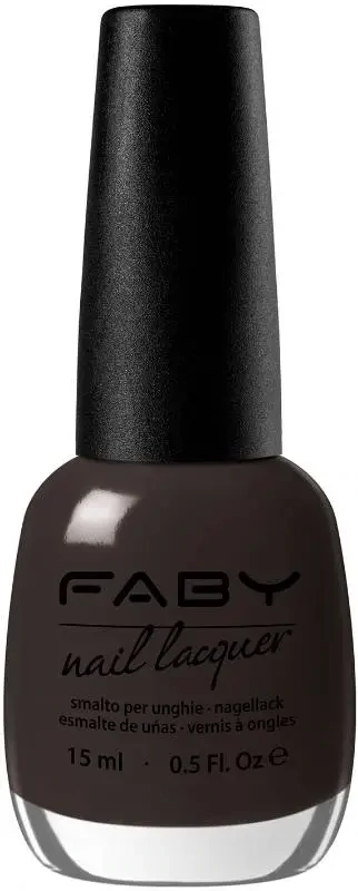 Very Faby People - 15ml Bruine vegan Nagellak Faby, natuurlijke nagellak zonder schadelijke stoffen